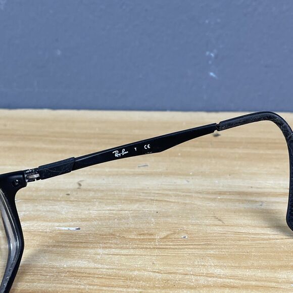 Ray Ban RB7017 5196 54-17-145 Black Flex Hinge Eyeglasses Frames Only main image 4